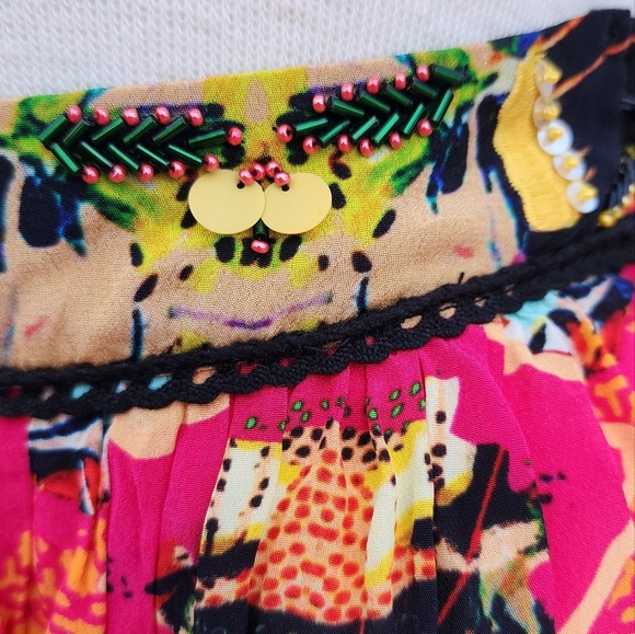 Anthropologie Bhanuni Jyoti Christia High low Maxi Skirt - Picture 11 of 16